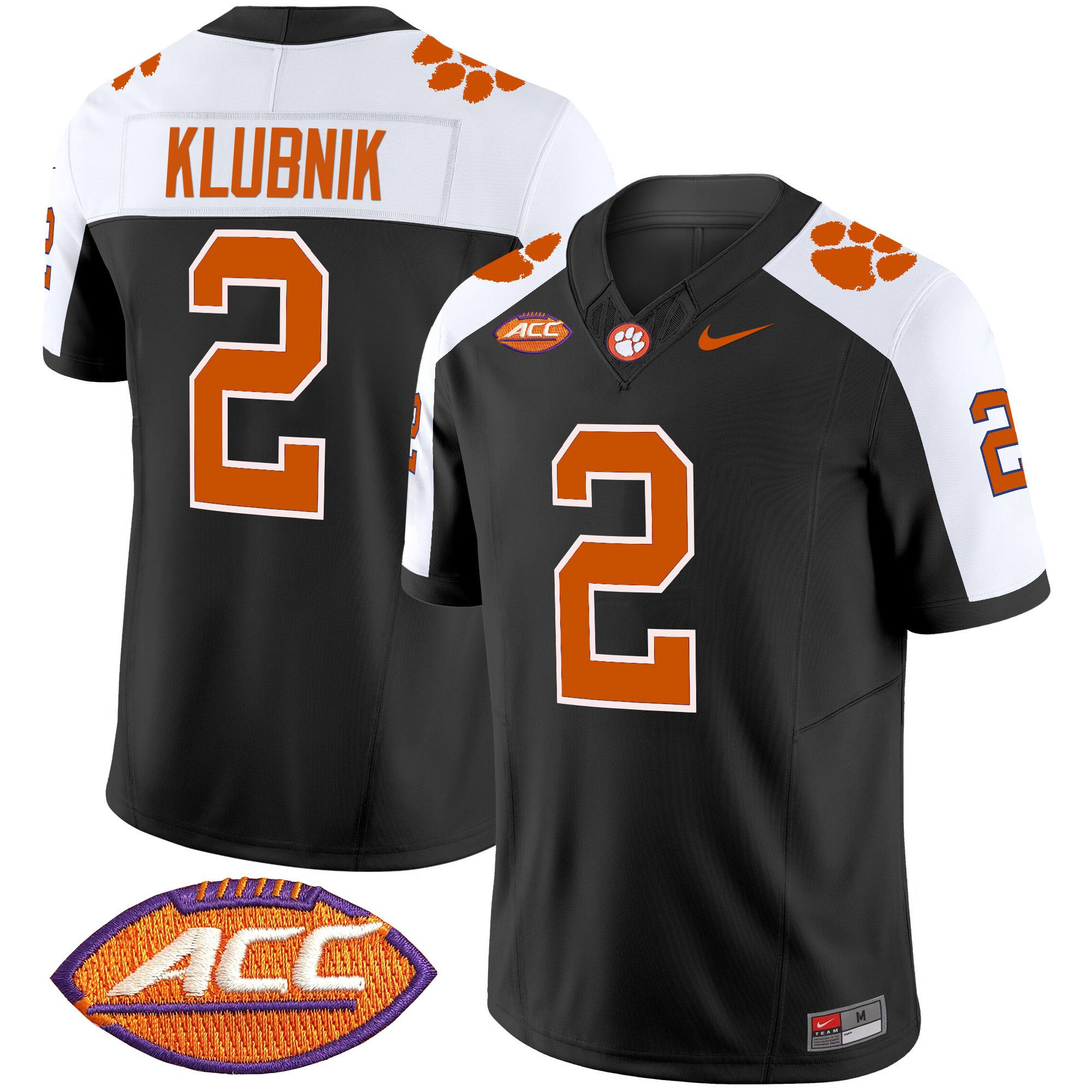 Men Clemson Tigers #2 Klubnik Black 2024 Nike Vapor Limited NCAA Jersey->indianapolis colts->NFL Jersey